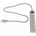 6 Outlet Surge and Noise Protector 3ft