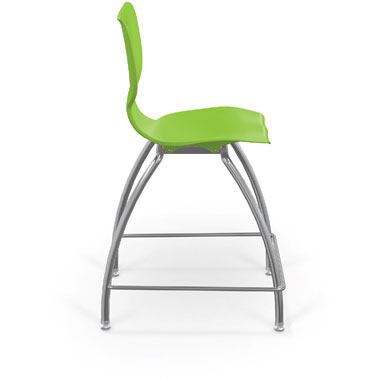 24"H Fixed Height Hierarchy Stool by Mooreco