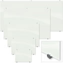 Visionary White Magnetic Dry Erase Glass Boards by Best-Rite