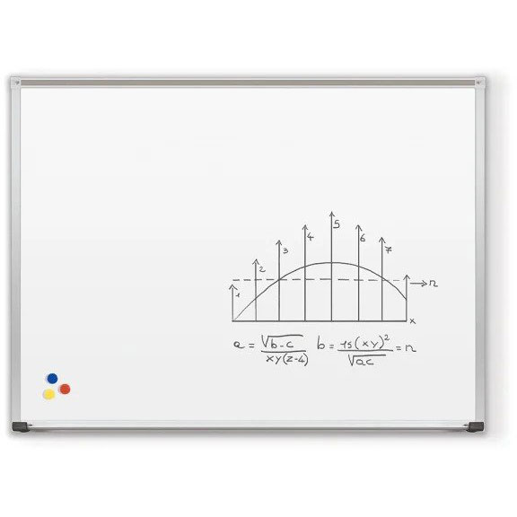 2' x 3' 202AB Aluminum Frame Magnetic Porcelain Steel Dry Erase Markerboard by Best-Rite