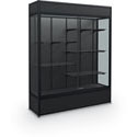 Elite Freestanding Display Case with Lighted Cornice by Best-Rite