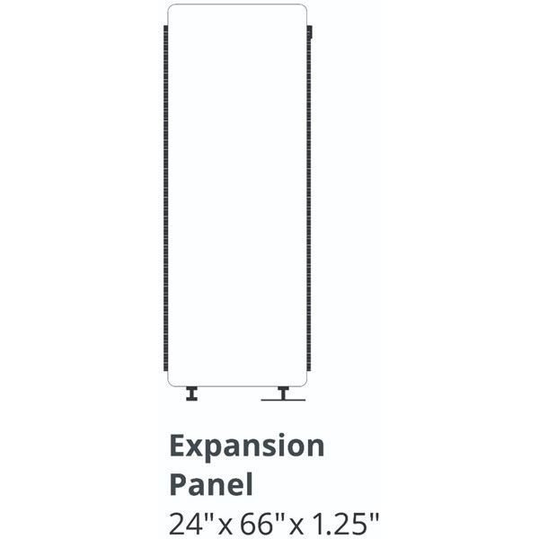 Acoustic Room Divider - Single Panel - 24"W x 66"H