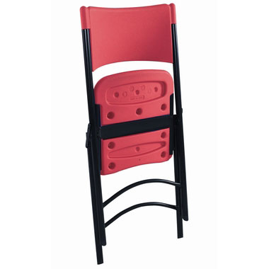 NPS Red Plastic Folding Chair