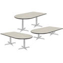 Cafe Table - Bullet Multimedia Top, CrissCross Base by Smith System