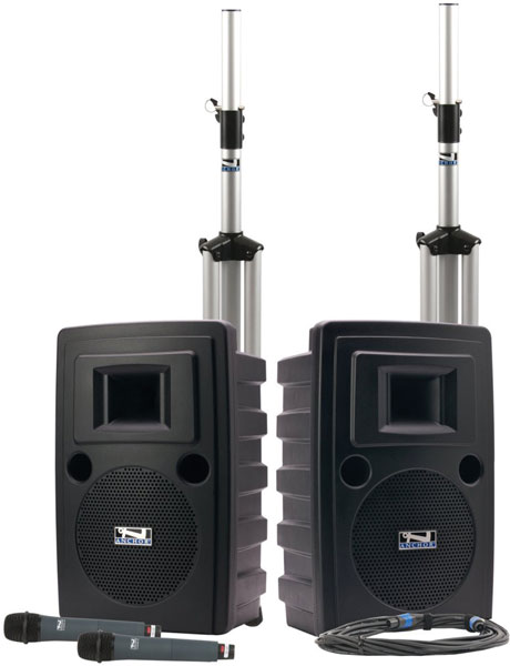 2 speaker pa system