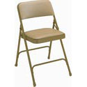 NPS Double Brace Vinyl Padded Steel Folding Chair