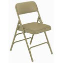 NPS Triple Brace Vinyl Padded Steel Folding Chair