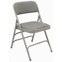 NPS Triple Brace Upholstered Folding Chair