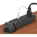 Pop-up Grommet Power Strip with USB