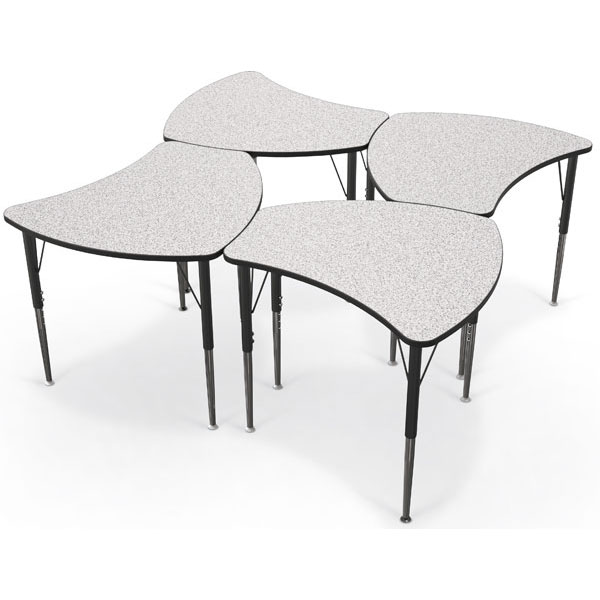 Economy Shapes Desk by Mooreco