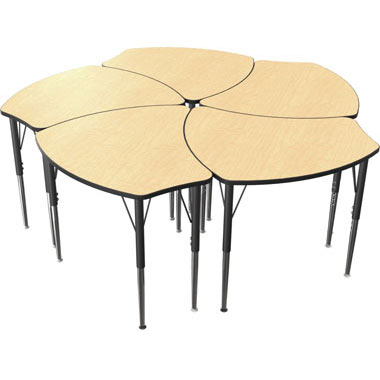 Economy Shapes Desk by Mooreco