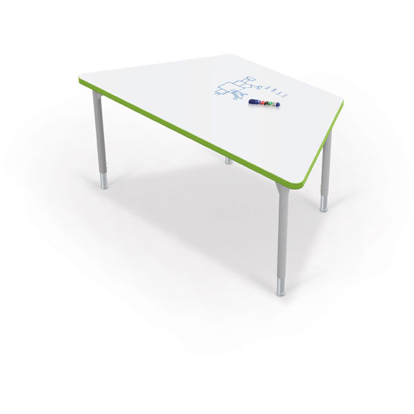 Hierarchy Activity Table Trapezoid 60"W X 30"D by Mooreco