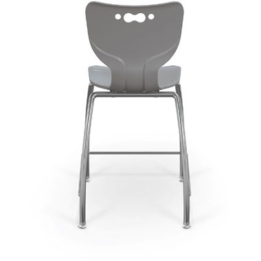 24"H Fixed Height Hierarchy Stool by Mooreco