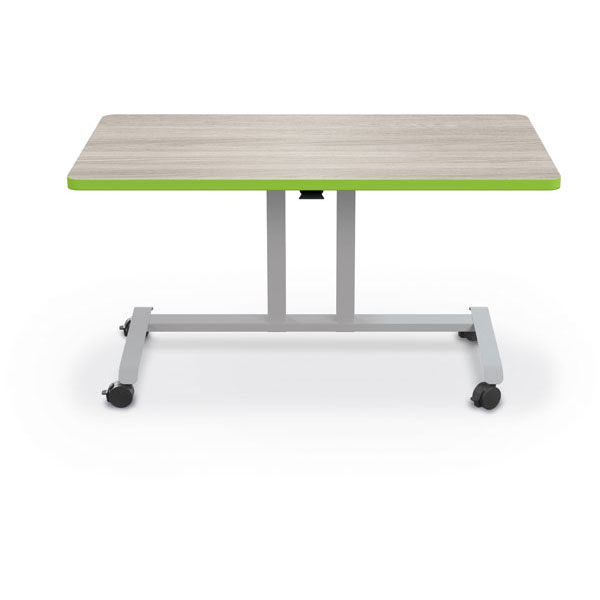 Hierarchy Grow & Roll Rectangle Two-Student Desk by Mooreco