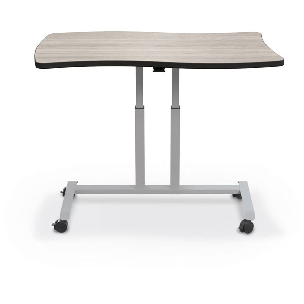 Hierarchy Grow & Roll Wavy Rectangle Two-Student Desk by Mooreco