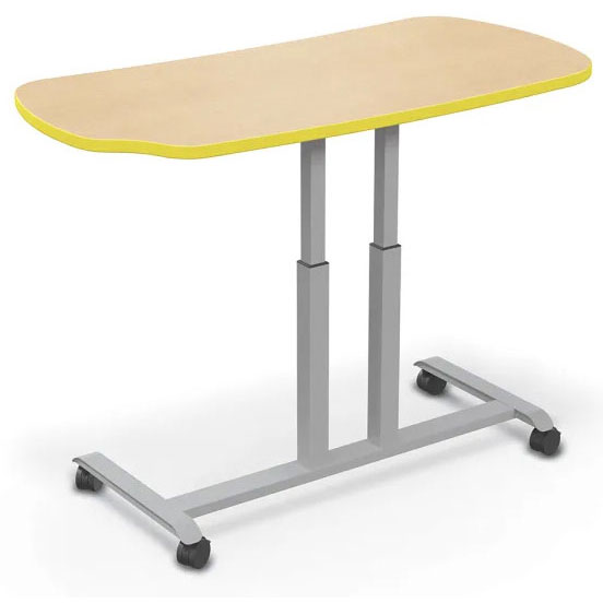 Hierarchy Grow & Roll Bean Two-Student Desk by Mooreco