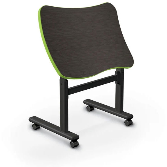 Height Adjustable Flipper Beluga Student Desk by Mooreco