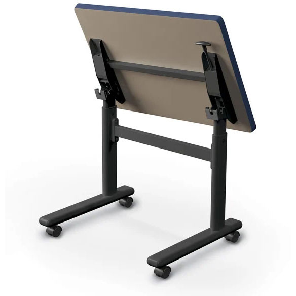 Height Adjustable Flipper Student Desk Rectangle (28.5" to 45"H) by Mooreco
