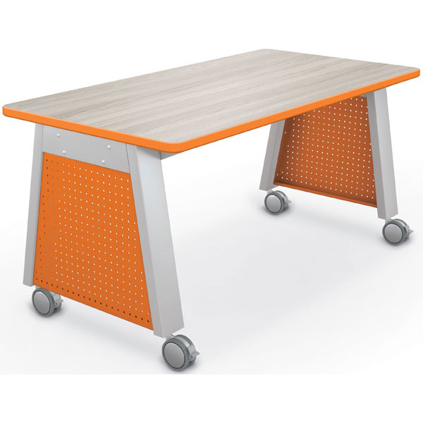 Compass Makerspace Table with Laminate Top - 60"W x 30"D x 29"H by Mooreco