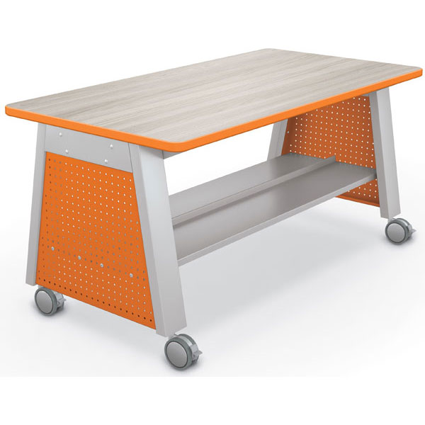 Compass Makerspace Table with Laminate Top - 60"W x 30"D x 29"H by Mooreco