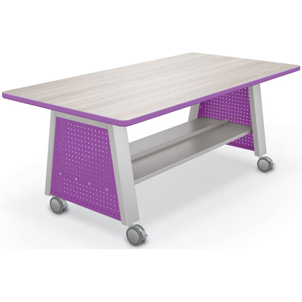 Compass Makerspace Table with Laminate Top - 72"W x 36"D x 29"H by Mooreco