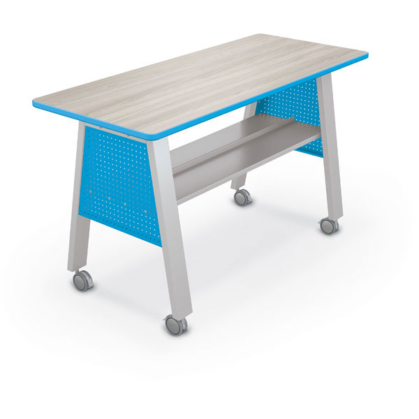 Compass Makerspace Table with Laminate Top - 72"W x 30"D x 42"H by Mooreco