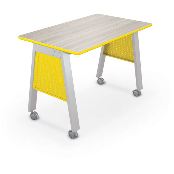 Compass Makerspace Table with Laminate Top - 60"W x 36"D x 42"H by Mooreco