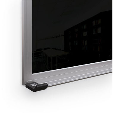 6'W x 4'H Magnetic Glass Board with Aluminum Frame by Best-Rite