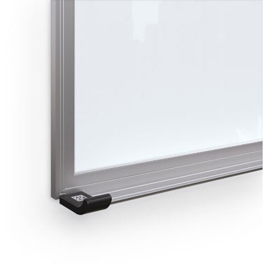 6'W x 4'H Magnetic Glass Board with Aluminum Frame by Best-Rite