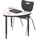 Chevron Dry Erase Desks by Mooreco