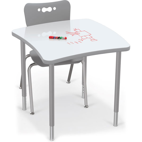 Creator Dry Erase Wavy Square Table by Mooreco