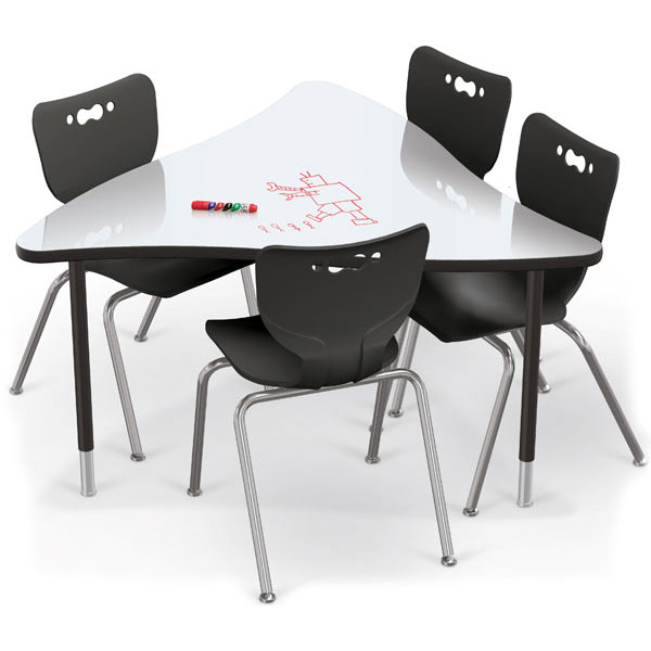 Creator Dry Erase Wavy Triangle Table by Mooreco