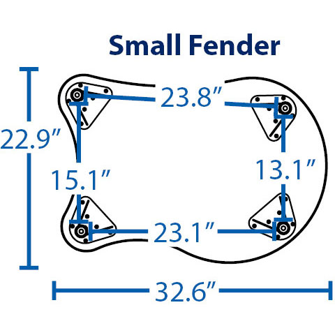 Fender Dry Erase Small Desk by Mooreco