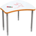 Shapes Dry Erase Desk by Mooreco