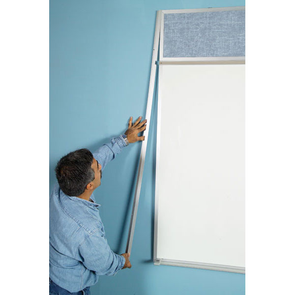 10'W x 5'H Type C Combo-Rite Markerboard and Tackboard by Best-Rite