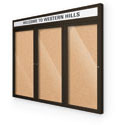 Outdoor Headline Bulletin Board Cabinet by Best-Rite