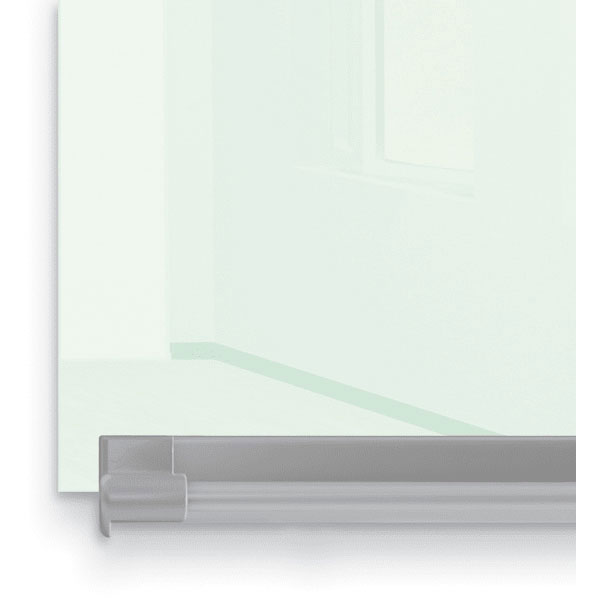 6'W x 4'H Rapport Glass Wall (Low Iron White) by Best-Rite