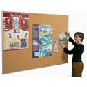 Natural Cork Tackboards with Aluminum Trim by Best-Rite