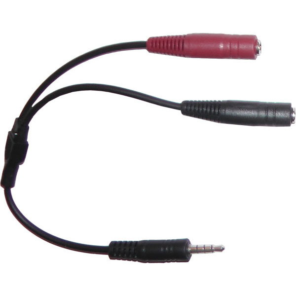 Porque Muestra recursos humanos 3.5MM Dual Plug (Audio+Mic) to Single Plug (Audio/Mic Combo) TRRS Adapter