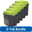 Bundle of 5x 6-Device Original Tech Tub