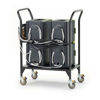 Copernicus FTT724 24-Slot Tech Tub Cart (includes 4 Tech Tubs)