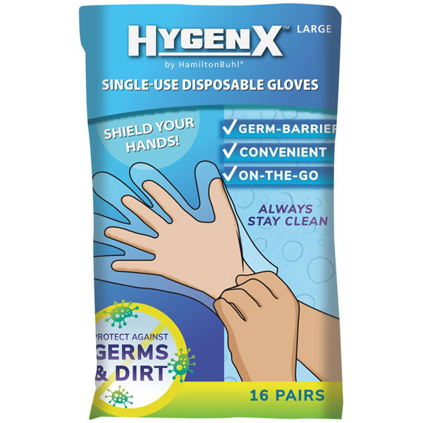 HamiltonBuhl HygenX Disposable Gloves Packs - 800 Pairs