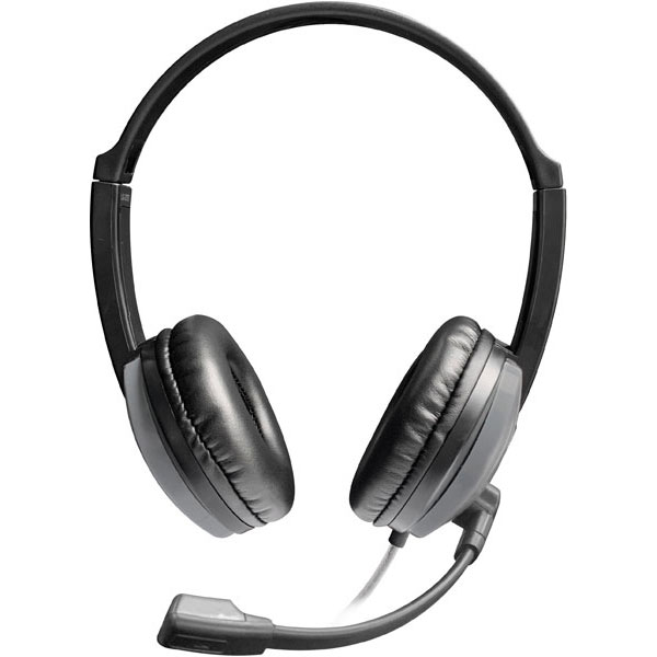 Labsonic LS375T-12P-6 School Headset - Single Plug with 6in Dual Plug Adapter