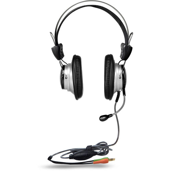 Labsonic LS5750-21P-6 School Headset - Dual Plug with Single Plug Adapter