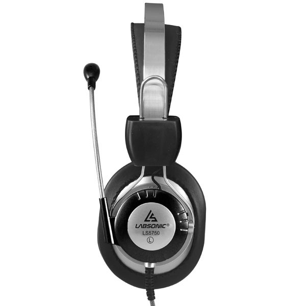 Labsonic LS5750 School Headset - Dual 3.5mm Plug for Computers with Dual Jacks