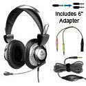 Labsonic LS5750T-12P-6 School Headset - Single Plug with 6