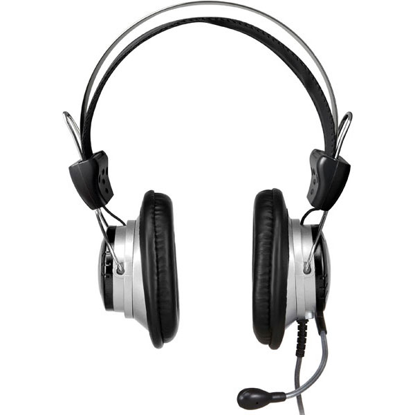 Labsonic LS5750T-12P-3 School Headset - Single Plug with 3ft Dual Plug Adapter