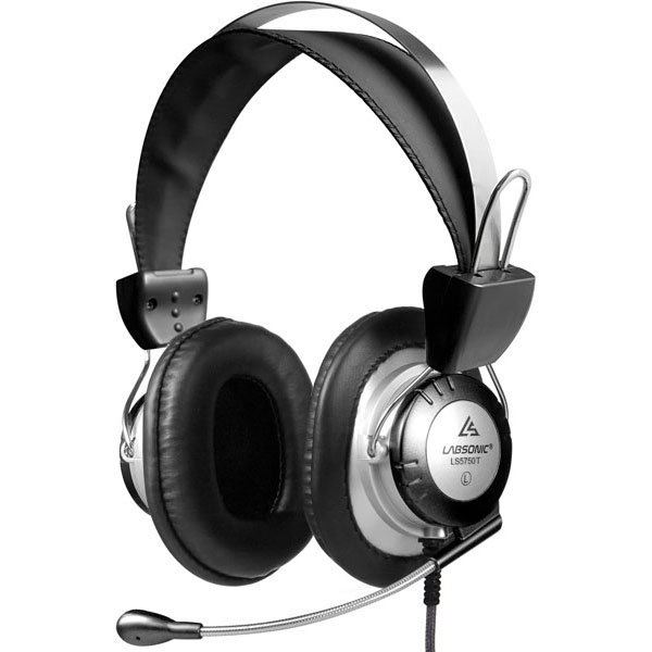 Labsonic LS5750T School Headset - Single Plug for Tablets &amp; Laptops with Single Jacks