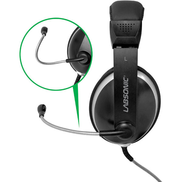 Labsonic LS9000MT School Headset - Single Plug for Tablets & Laptops with Single Jacks