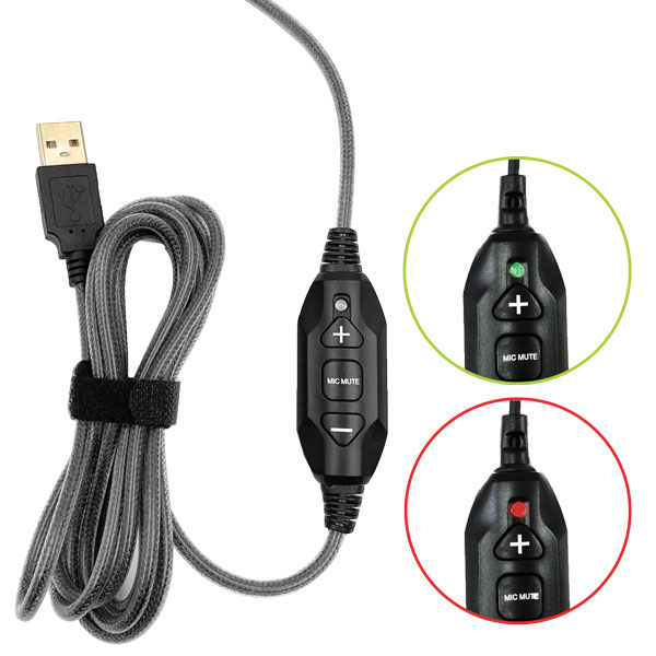 Labsonic LS9000MUSB School Headset - USB Plug